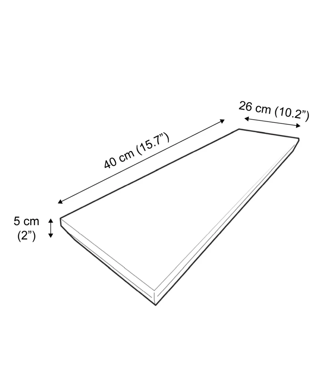 Lennon Floating Wall Shelf x2 - photo 2