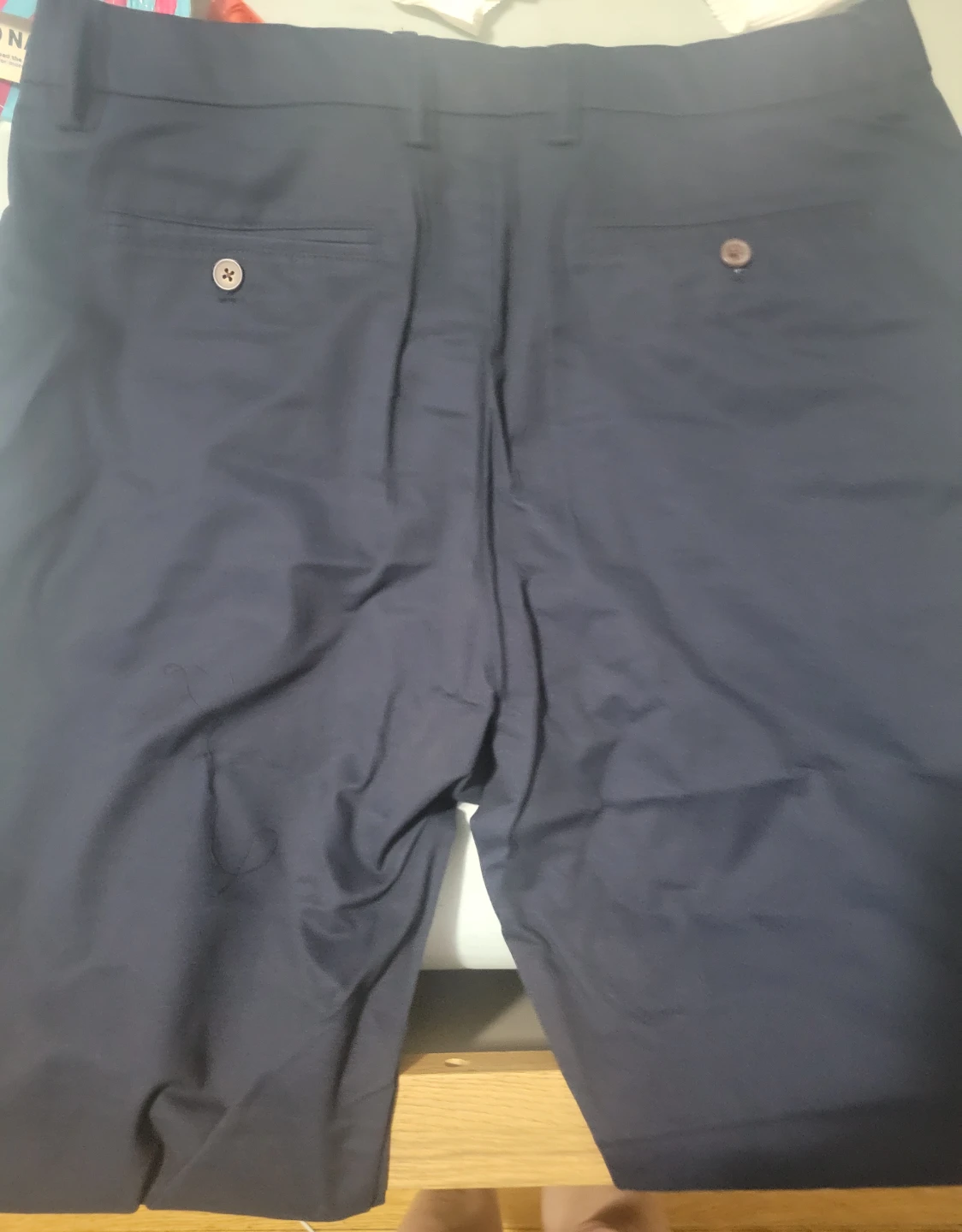 2 pairs Old Navy Athletic Taper Pants 34x30 Navy Blue - photo 2