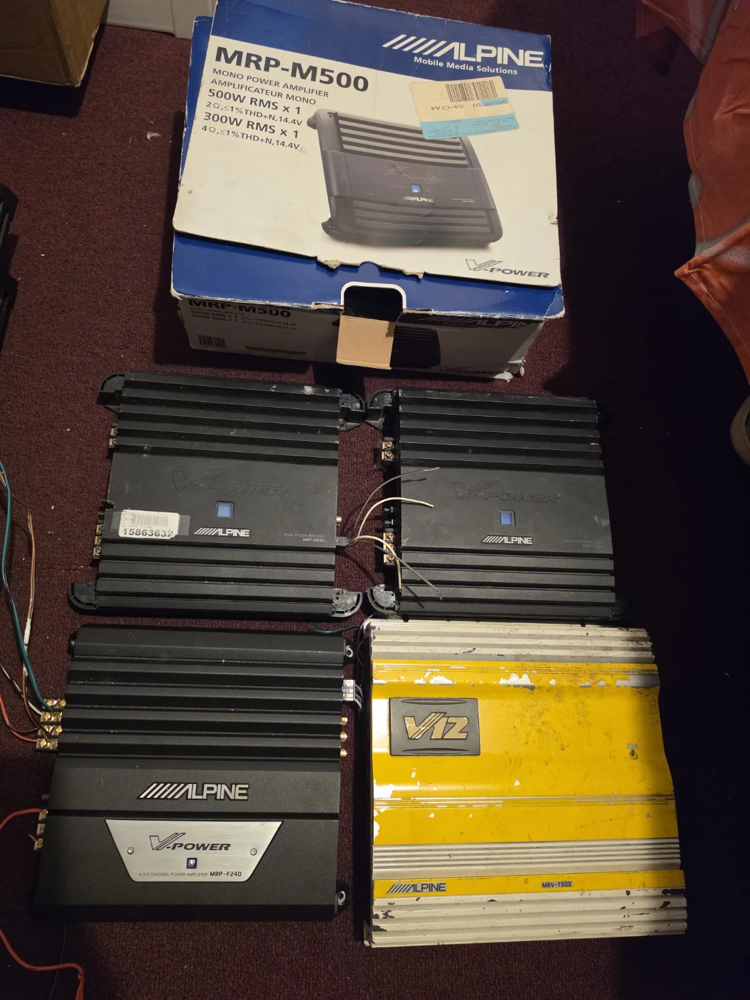 Alpine Amplifiers car audio amp
