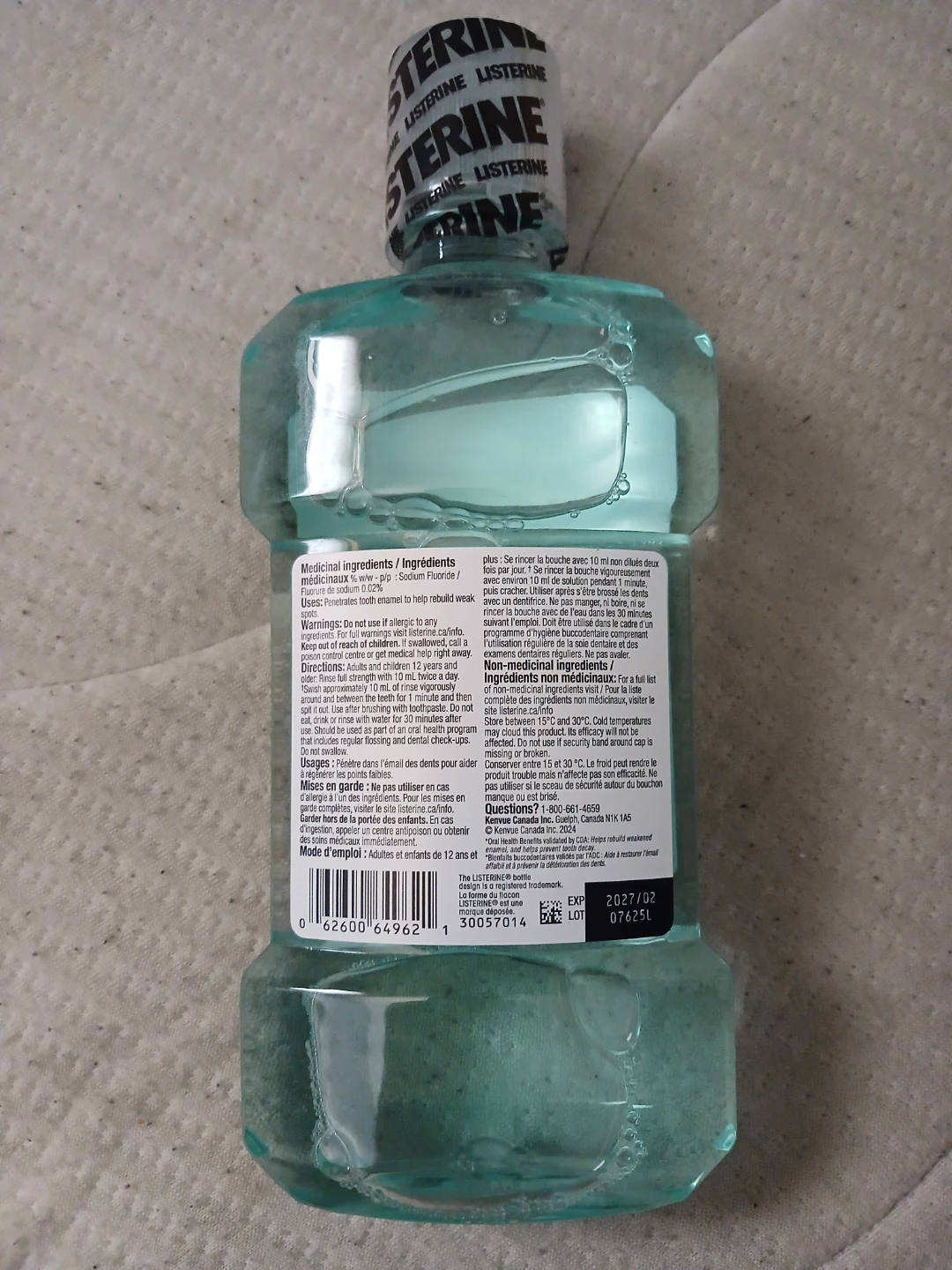 Listerine Clinical Solutions Enamel Repair Alpine Mint Mouthwash - photo 2