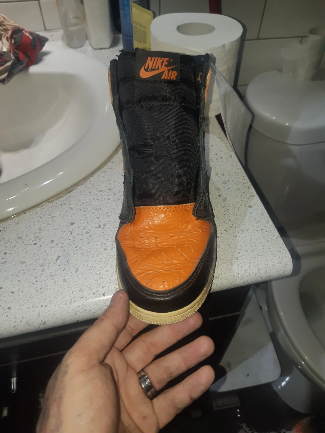 Nike Air Jordan 1 High Sneakers - photo 3