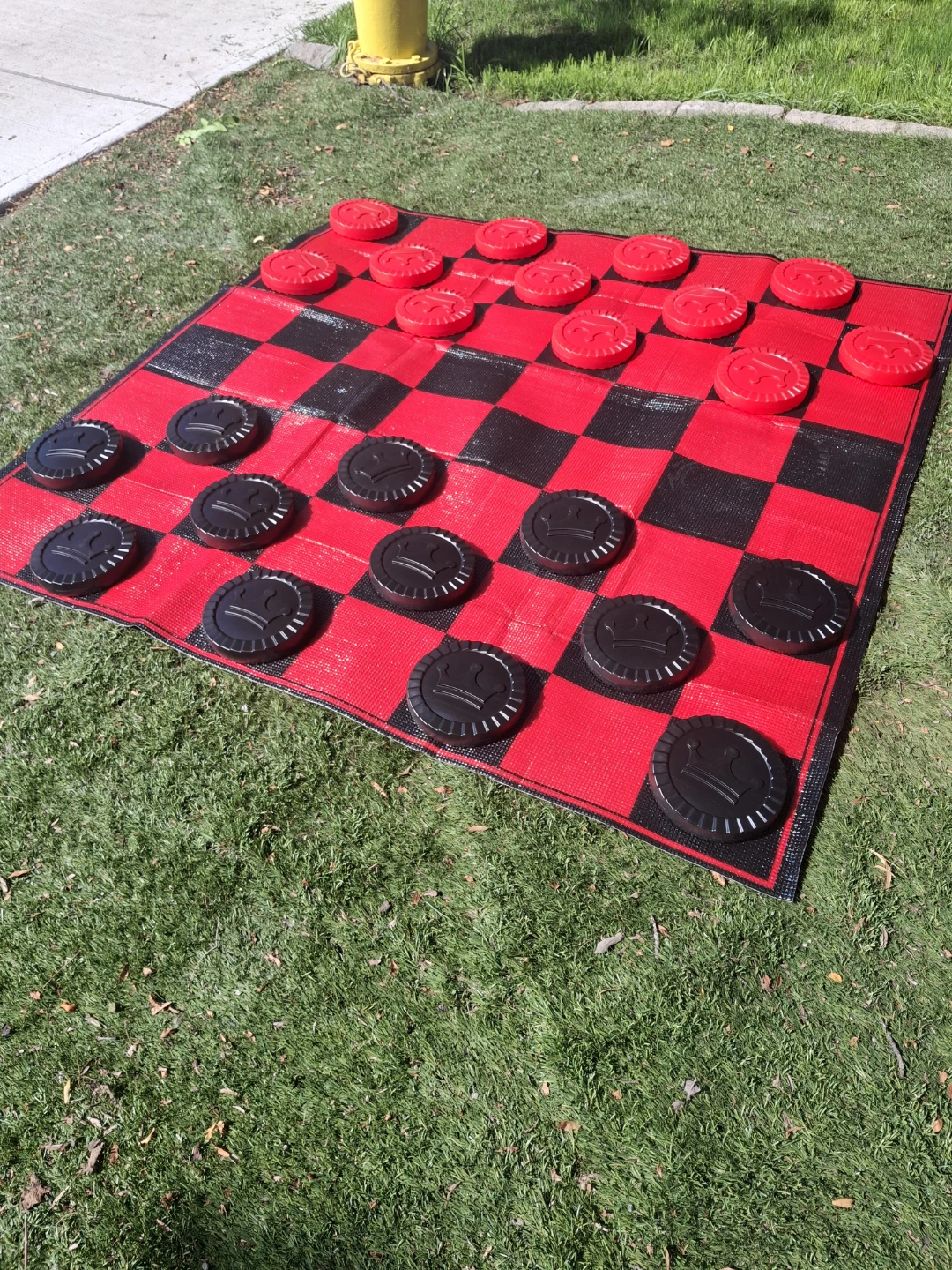 Giant Checkers Board Game - photo 3