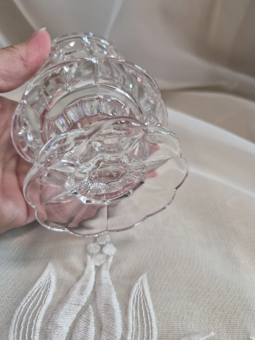 Beautiful Partylite Crystal Tealight Votive Holder - photo 2