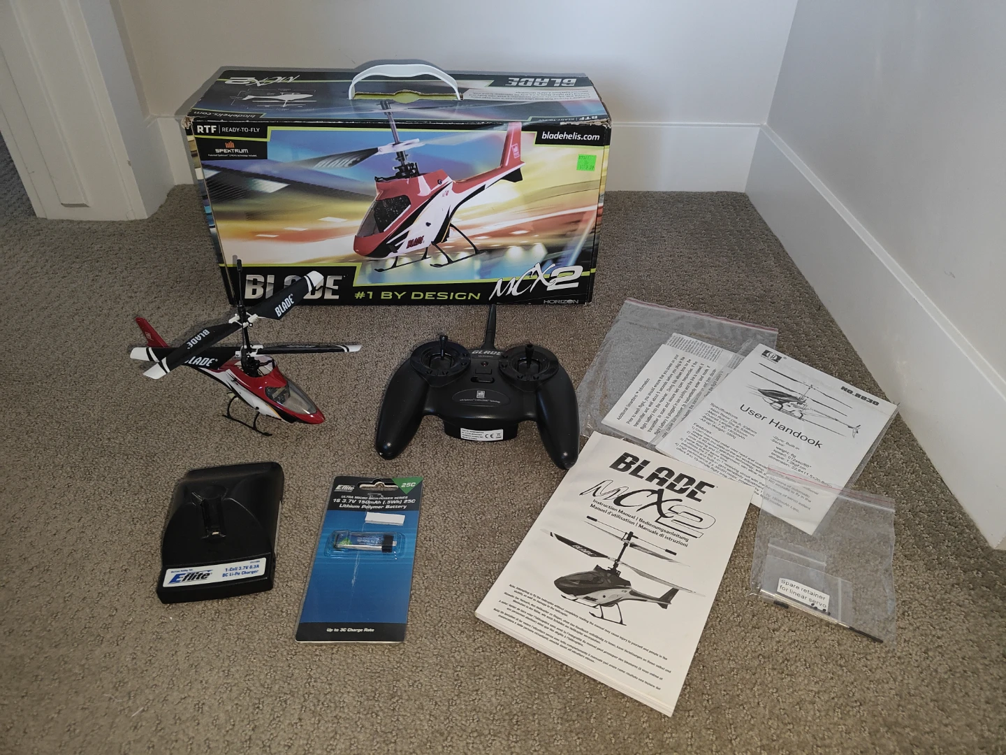Blade mCX2 Ultra Micro Remote Control RC Helicopter Set (RTF)