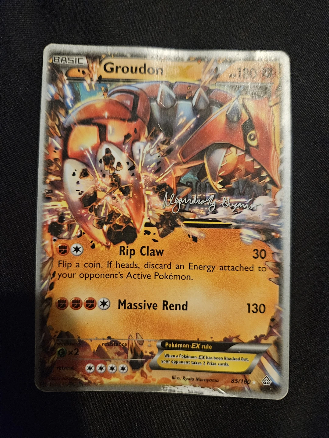 Groudon EX World Championships 2015 Card