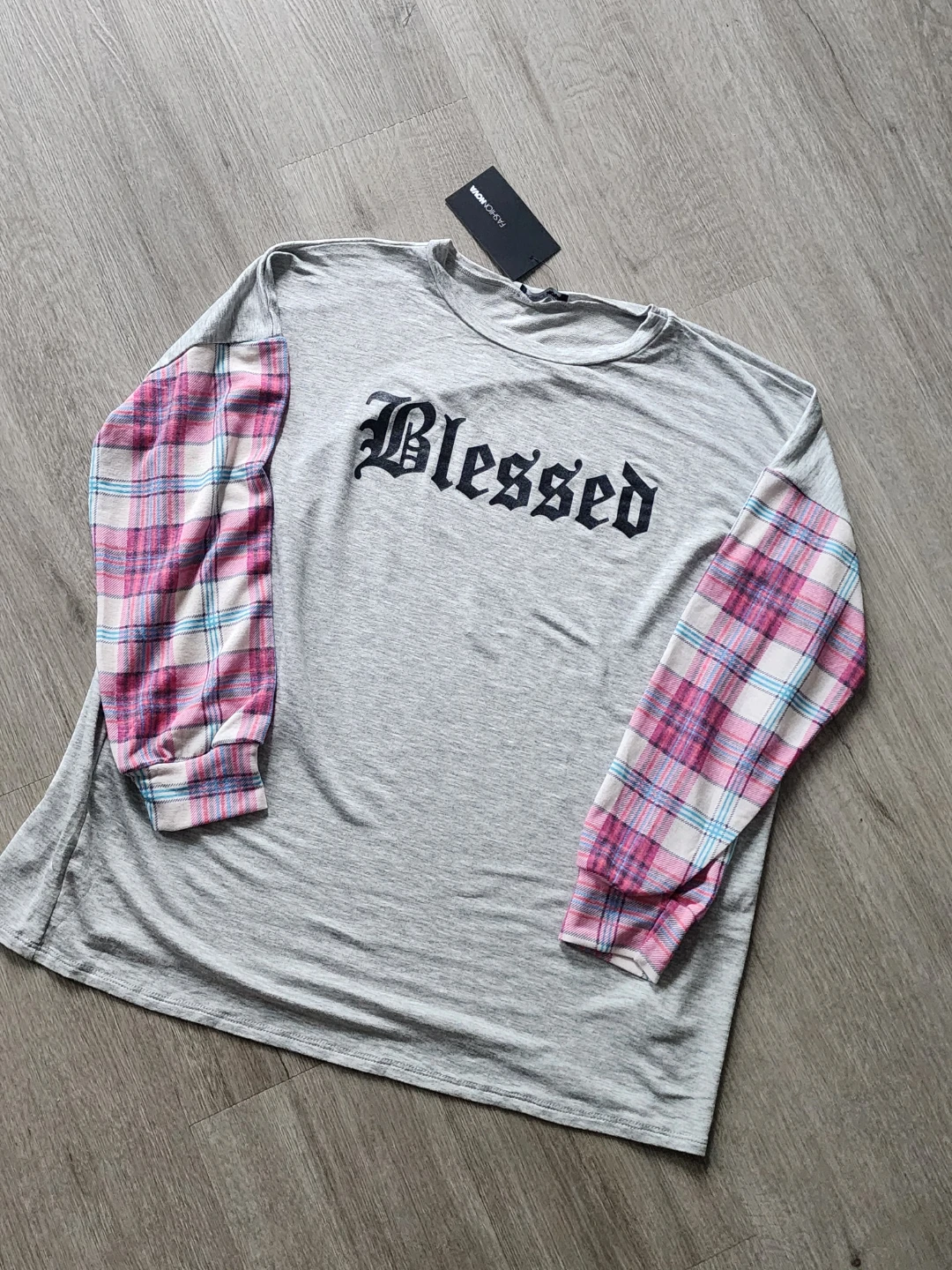 Fashion Nova "Blessed" Shirt (NEW)