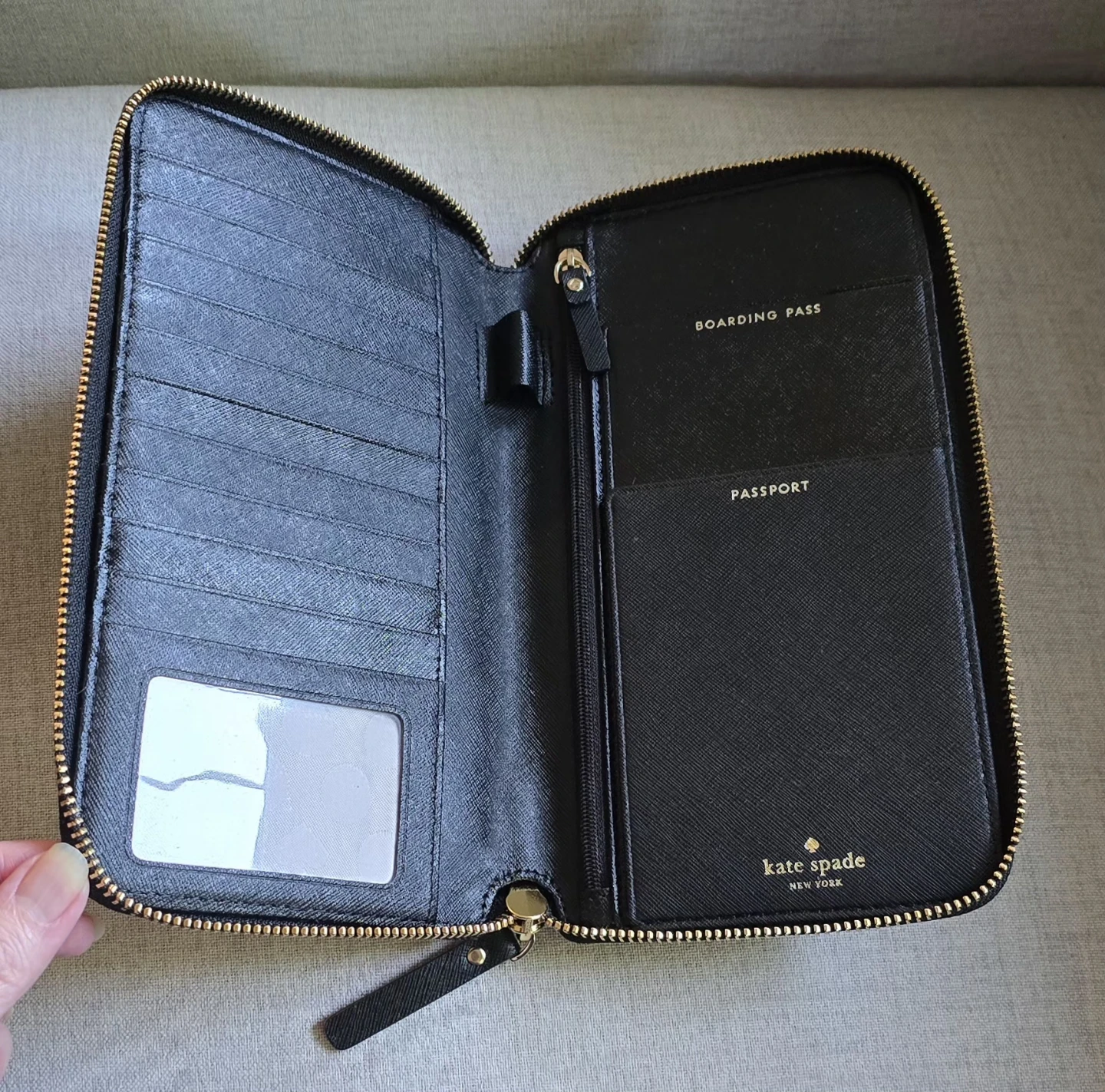 Kate Spade Black Travel Wallet Organizer - photo 3