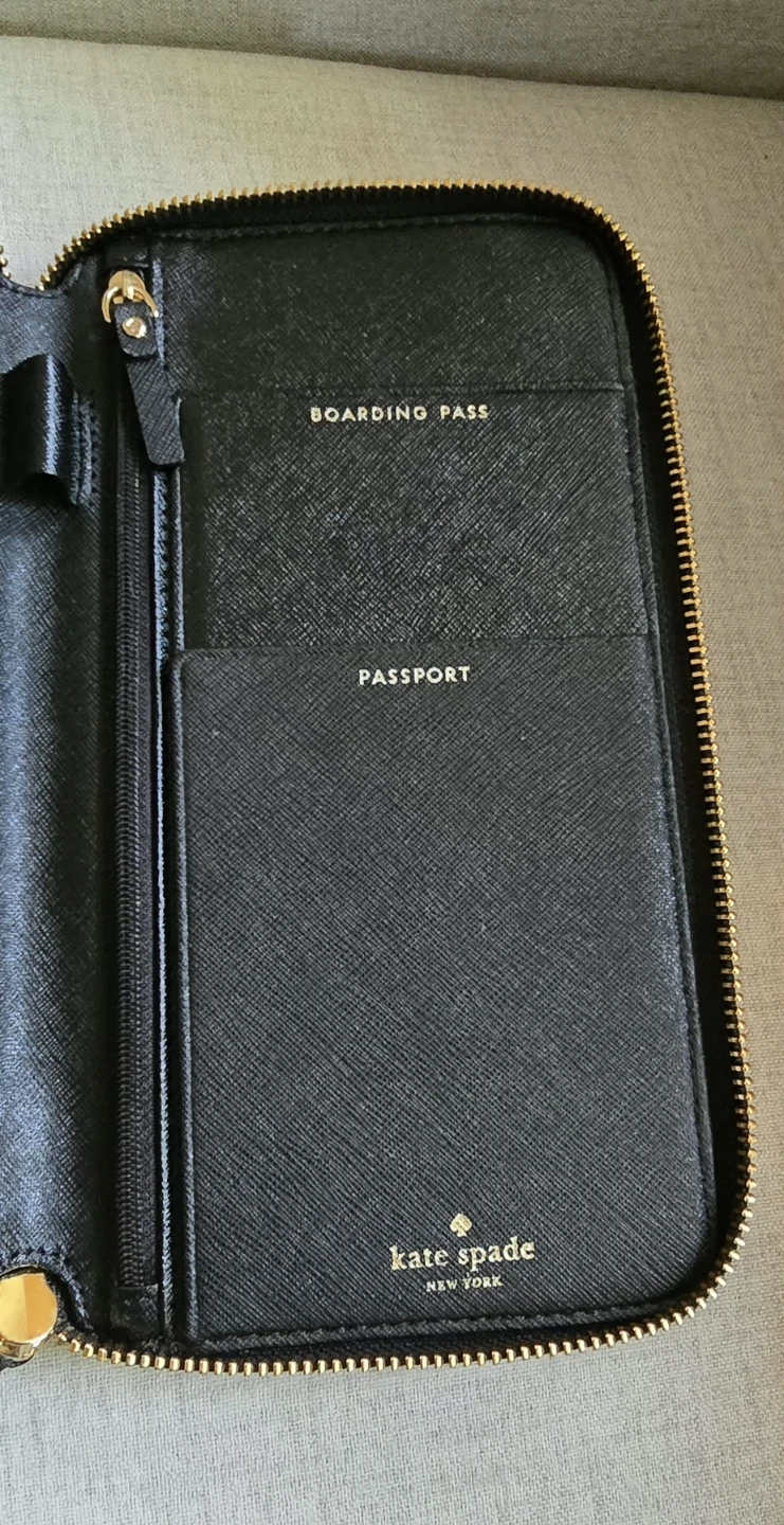 Kate Spade Black Travel Wallet Organizer - photo 5