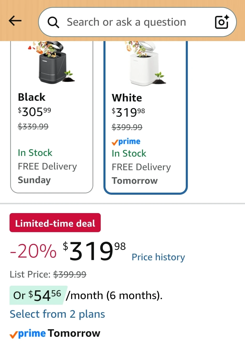 Ouaken 4L Electric Countertop Composter - White - photo 5