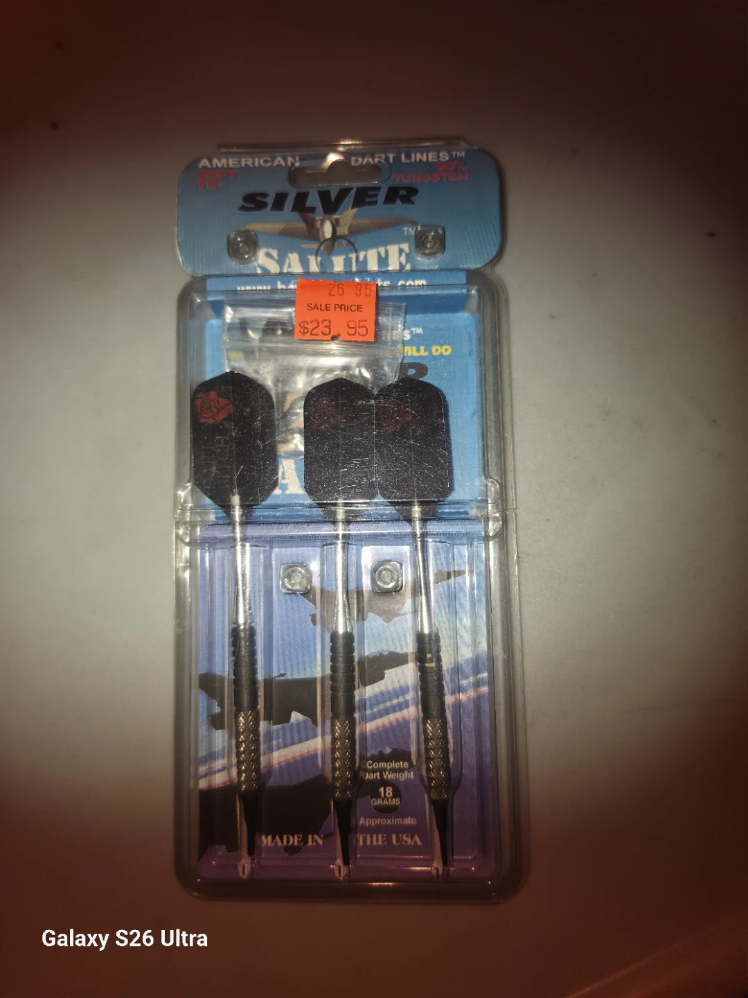 American Dart Lines Silver Salute Darts - 18 Grams