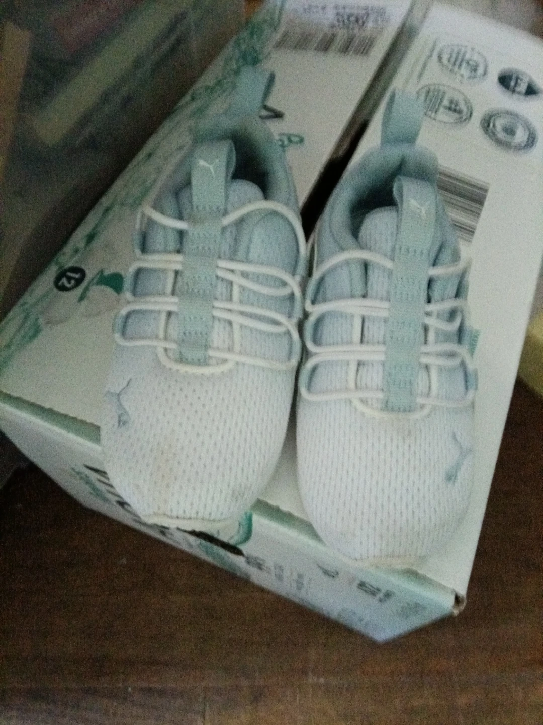 Light Blue Puma Sneakers