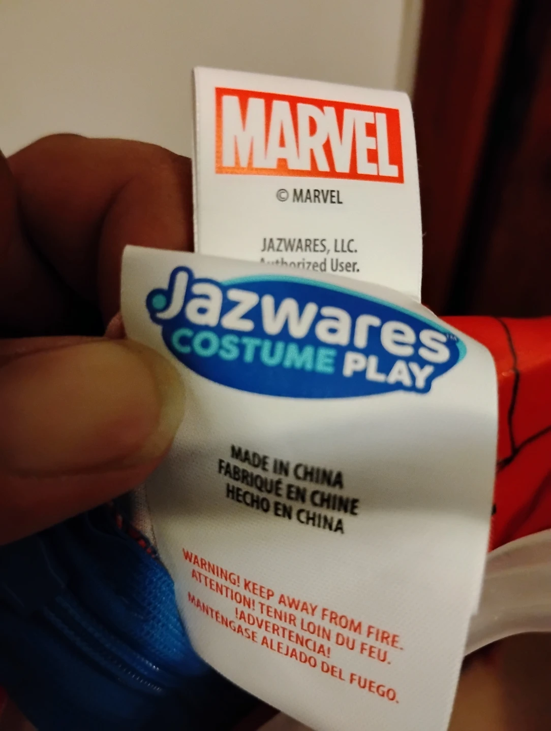 Spider-Man Costume & Mask size extra small - photo 5
