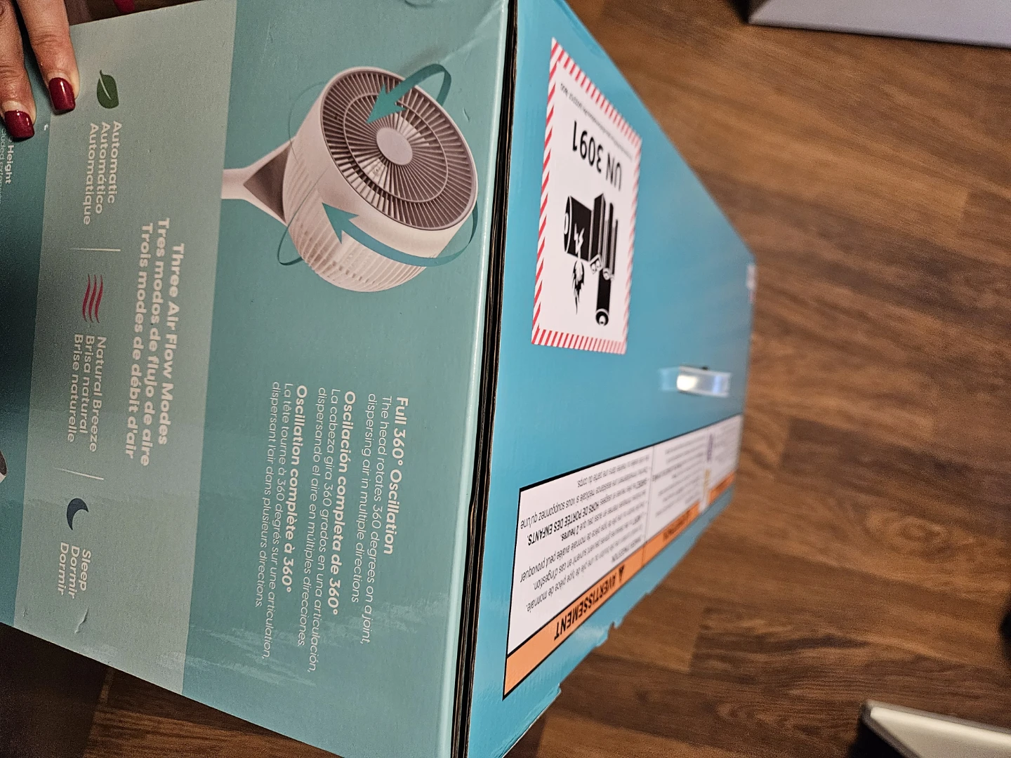FAN WOOZOO Oscillating Fan - photo 3