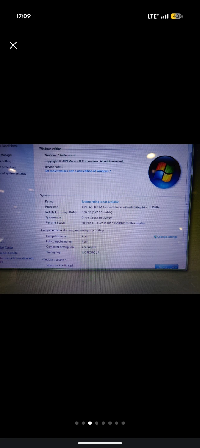 Acer Aspire Laptop with Mouse - photo 3