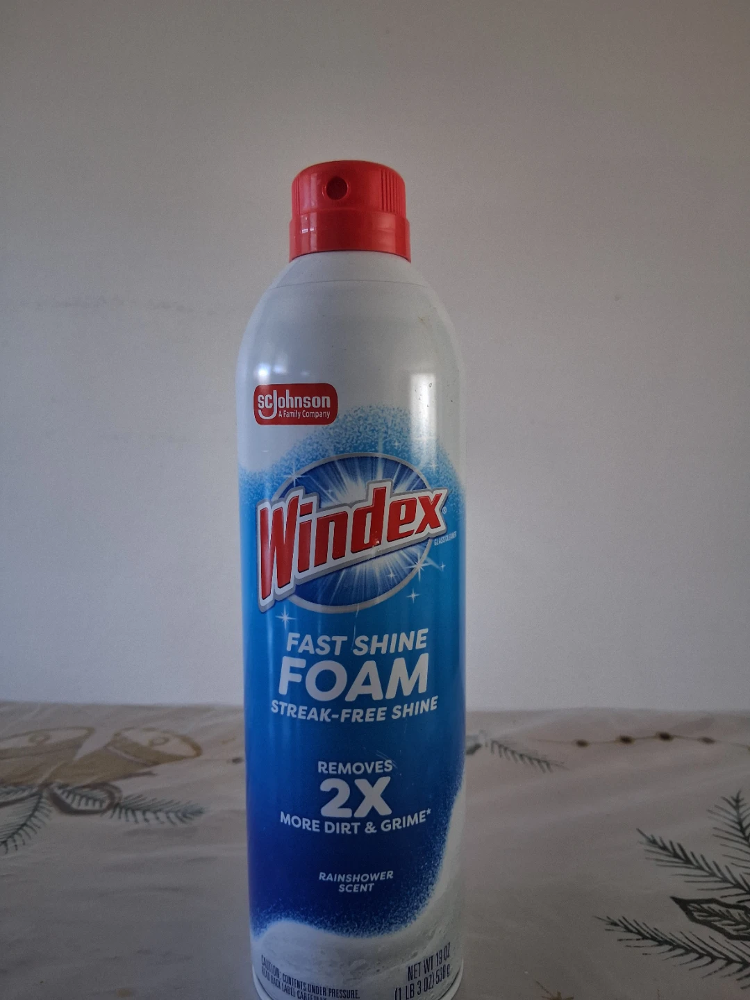 Windex Fast Shine Foam Cleaner (19 oz) - Streak-Free Shine