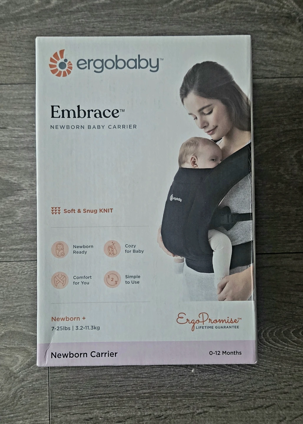 Ergobaby Embrace Newborn Baby Carrier for Infants