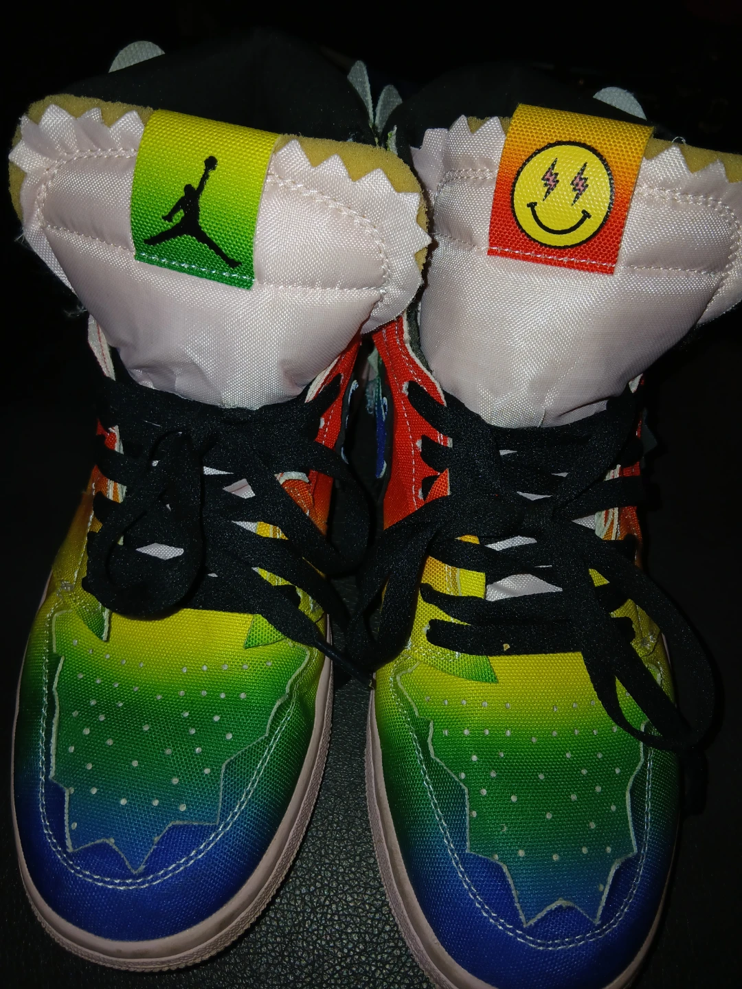 Nike Air Jordan 1 Mid "Rainbow Smile" - photo 2