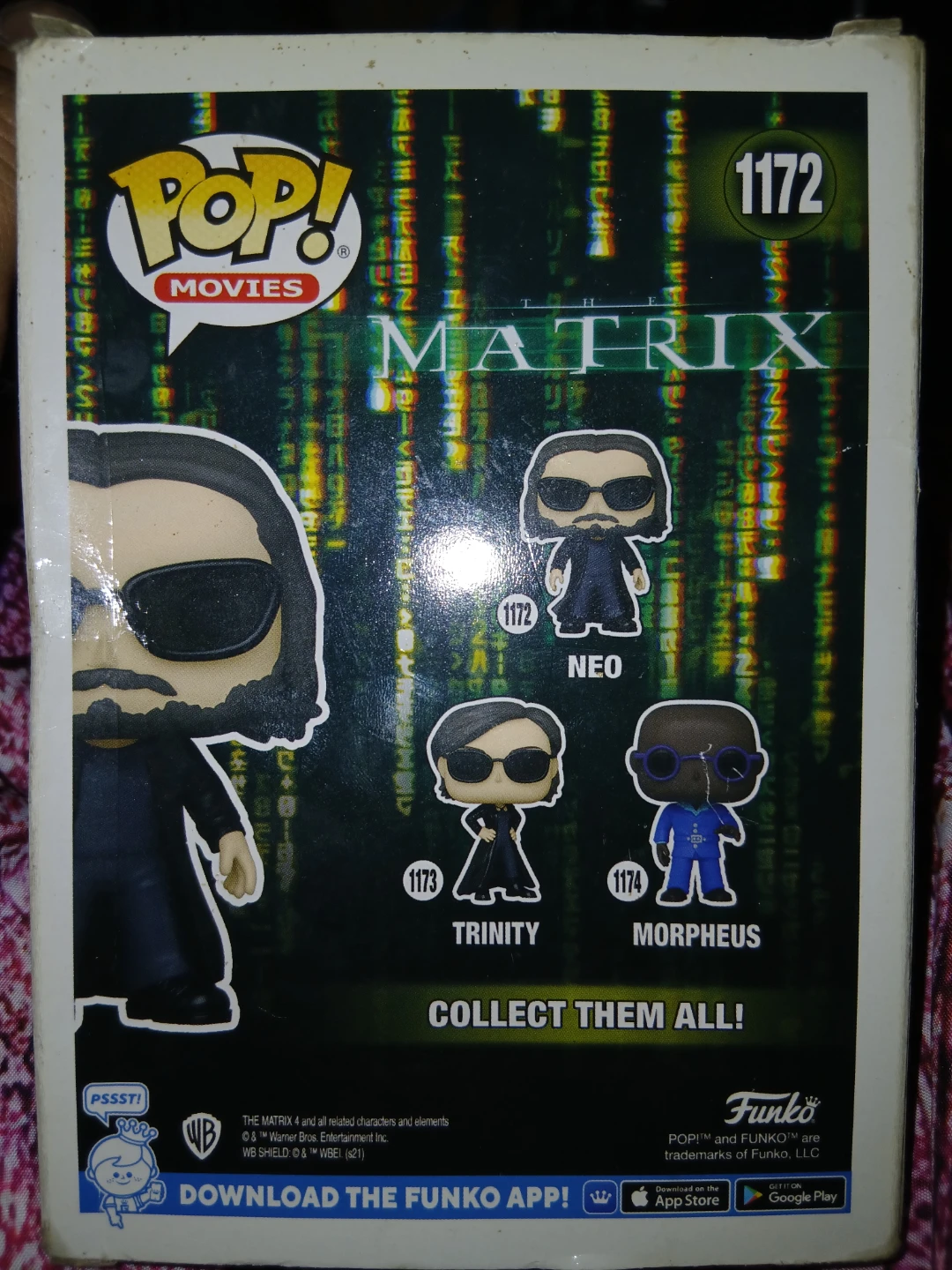 Funko Pop! Movies The Matrix Neo #1172 - photo 3