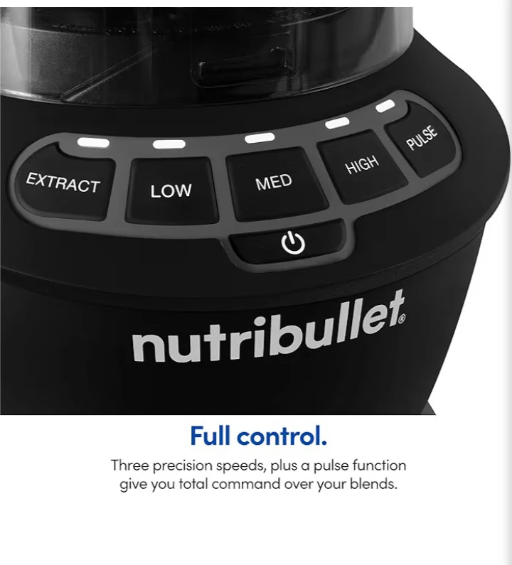 Nutribullet Full-Size Blender Combo, Matte Black - photo 4