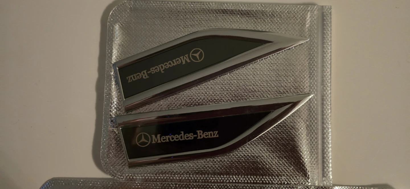 Mercedes-Benz Chrome Trim Emblems - photo 2
