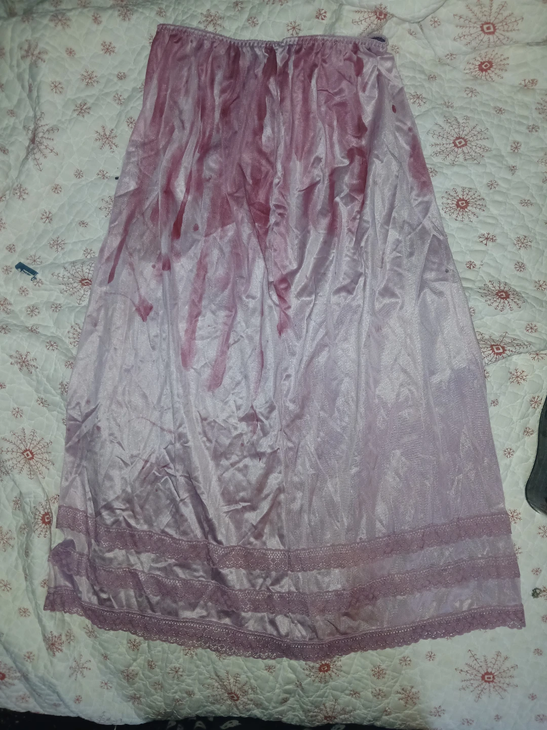 Spooky lilac skirt