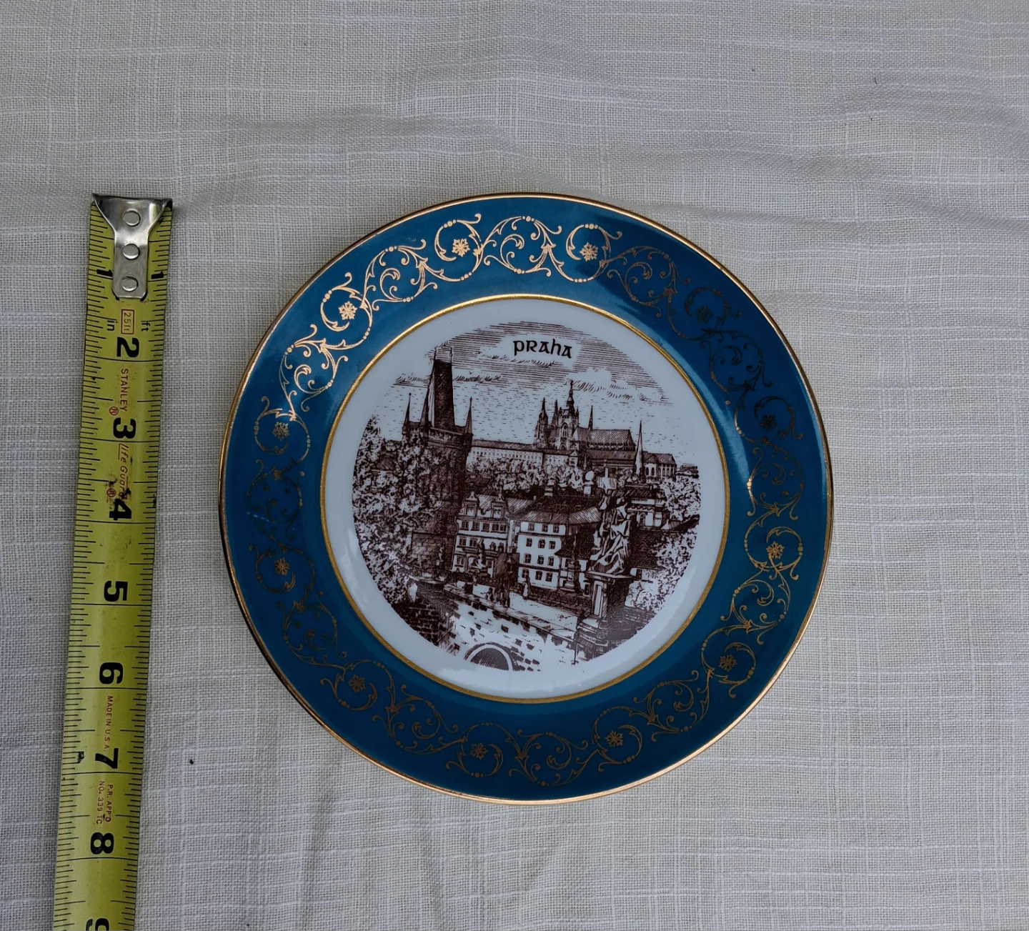 Decorative Plate - Prague Scene