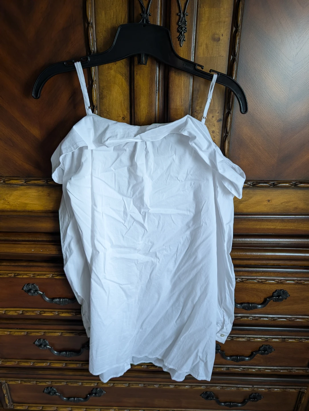 Forever 21 White Cold Shoulder Blouse - Medium - photo 4