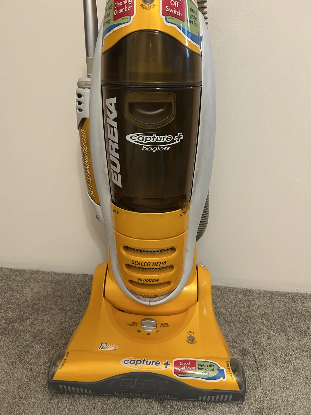 Eureka Capture+ Bagless Upright Vacuum Cleaner - photo 4