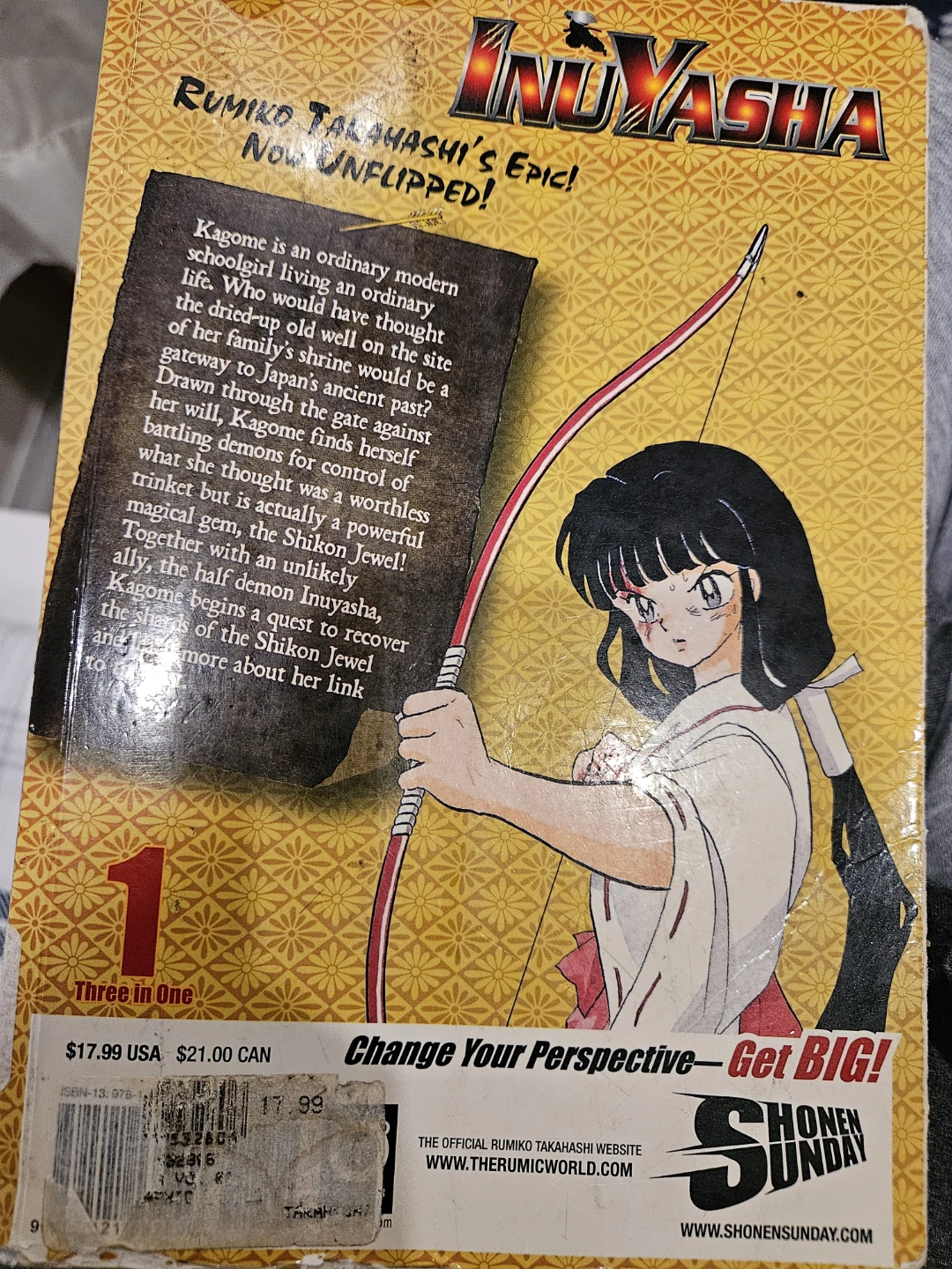 Inuyasha Volume 1 Three-in-One Manga - photo 2