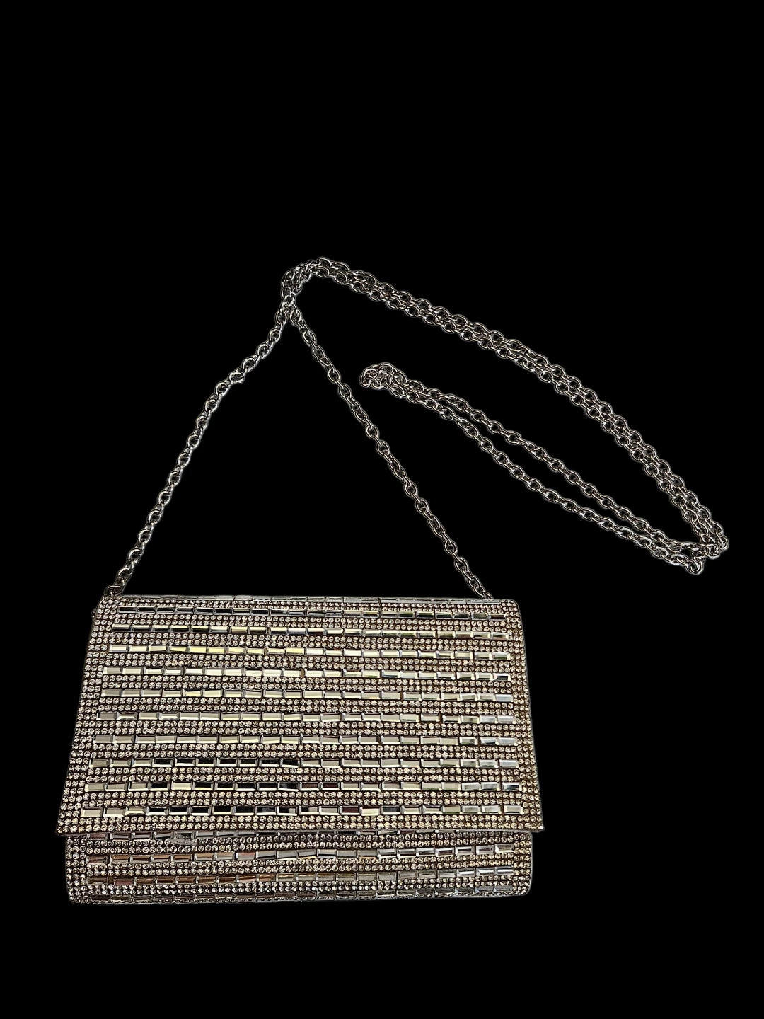 ALDO Embellished Clutch with Chain