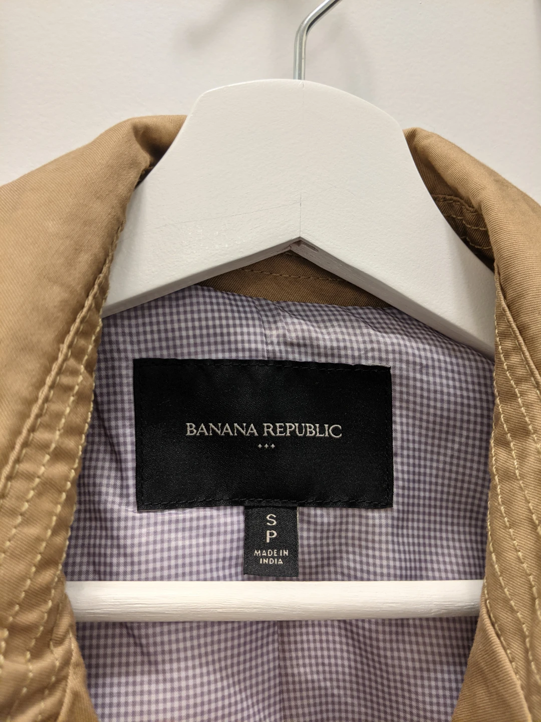 Banana Republic Tan Double-Breasted Trench Coat - photo 3