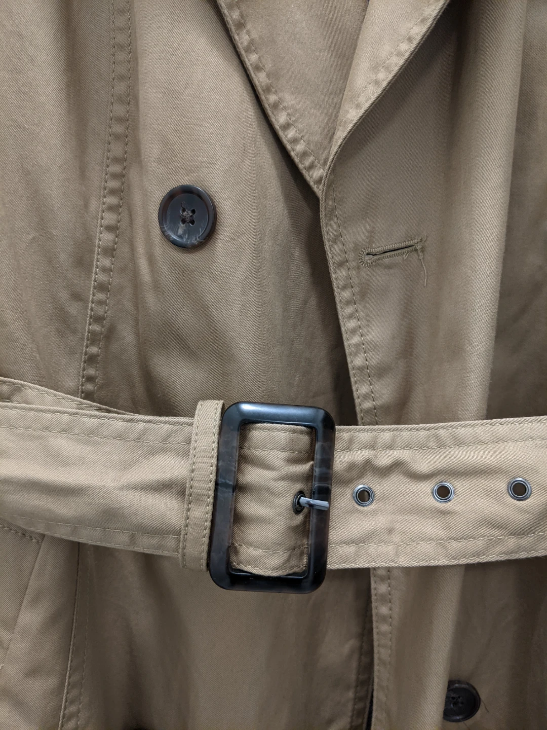 Banana Republic Tan Double-Breasted Trench Coat - photo 4