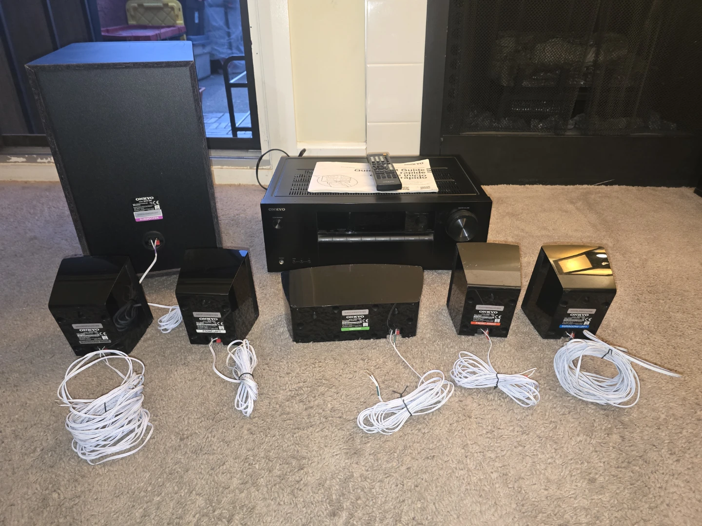 Onkyo HT-R395 Home Theater 5.1 Channel Dolby AV Receiver - photo 2