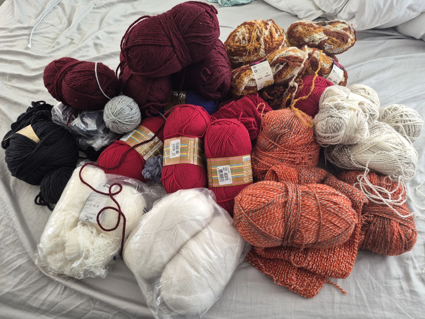 Assorted Yarn leftover
