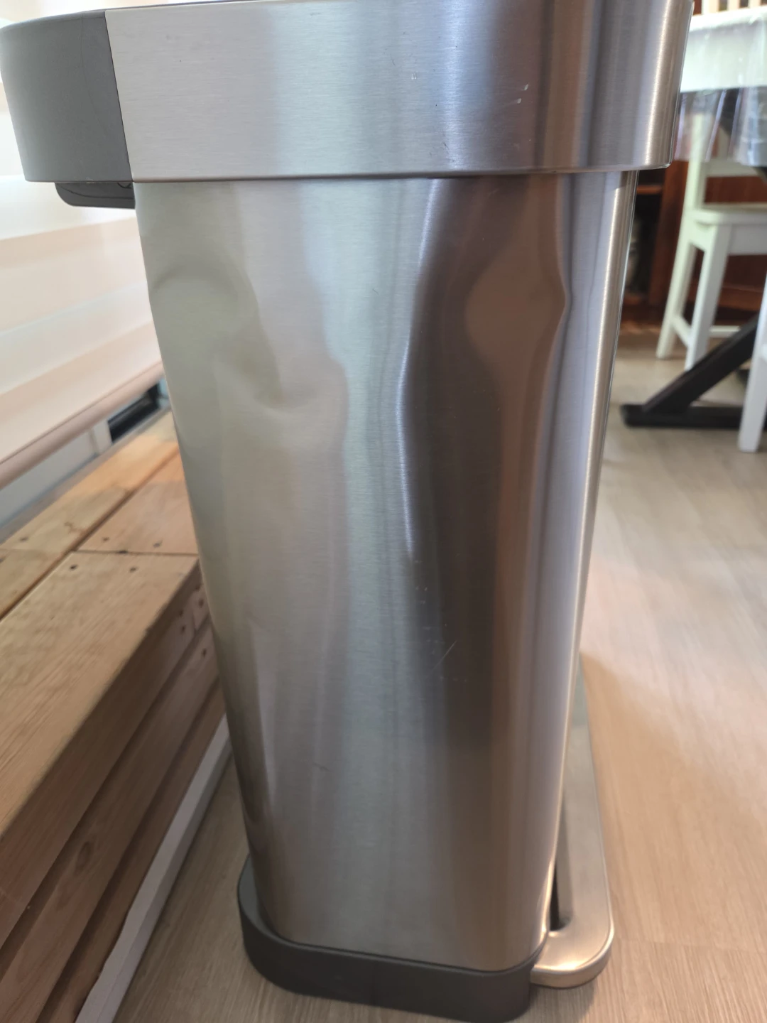 Simplehuman 58L Dual Compartment Stainless Steel Kitchen Bin - photo 3