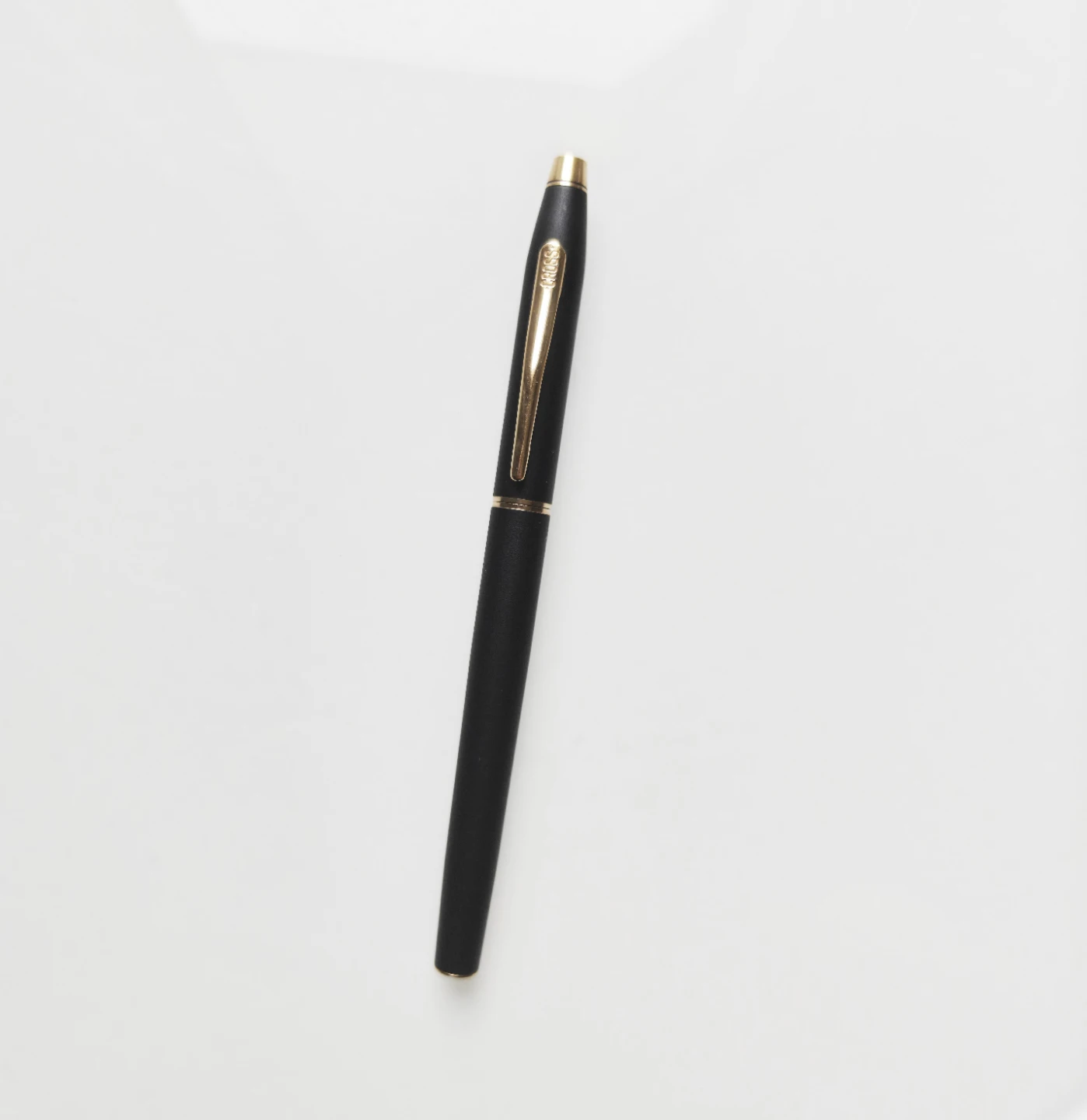 Vintage Cross Classic Century Matte Black Ballpoint Pen 23K Gold