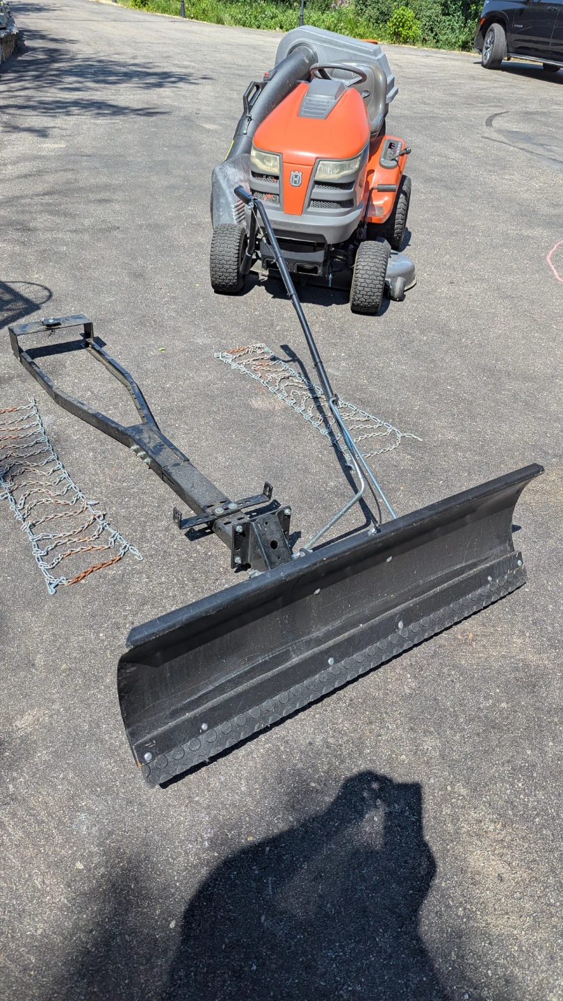 Husqvarna Riding Mower with Attachments - photo 3