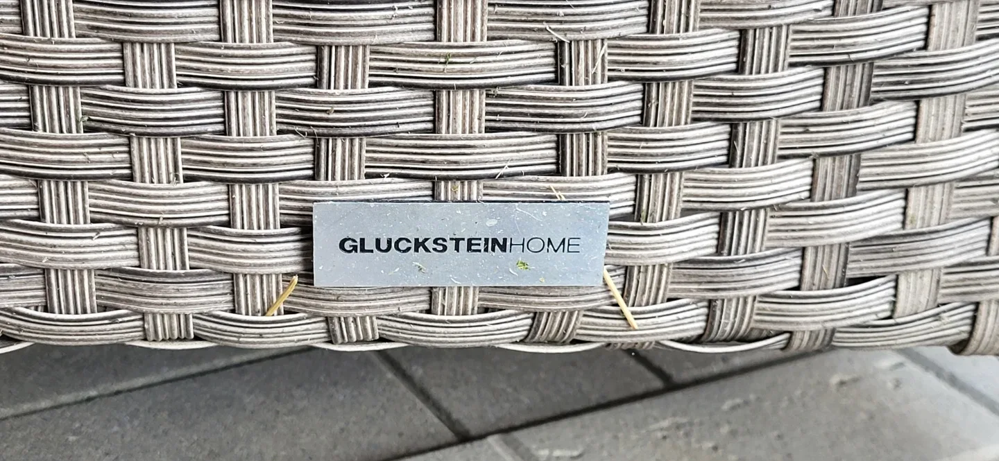 GlucksteinHome Patio Set – 4 Chairs, Glass Table, PRO - photo 4