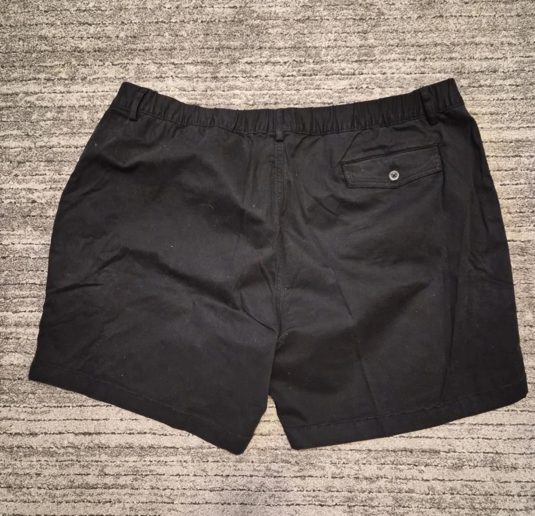 Men's Black Cotton Shorts - photo 2