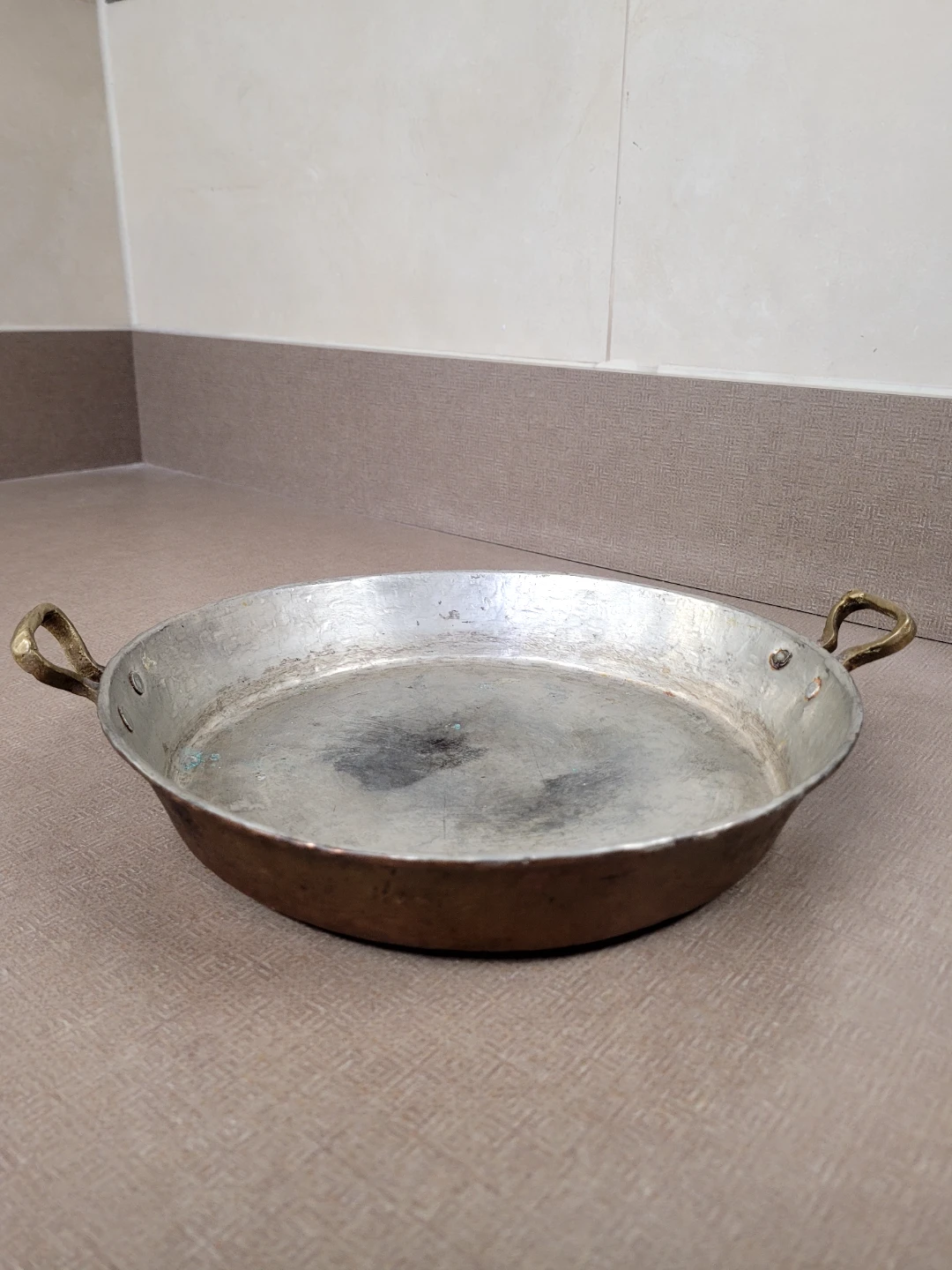 Vintage Copper Sauté Pan