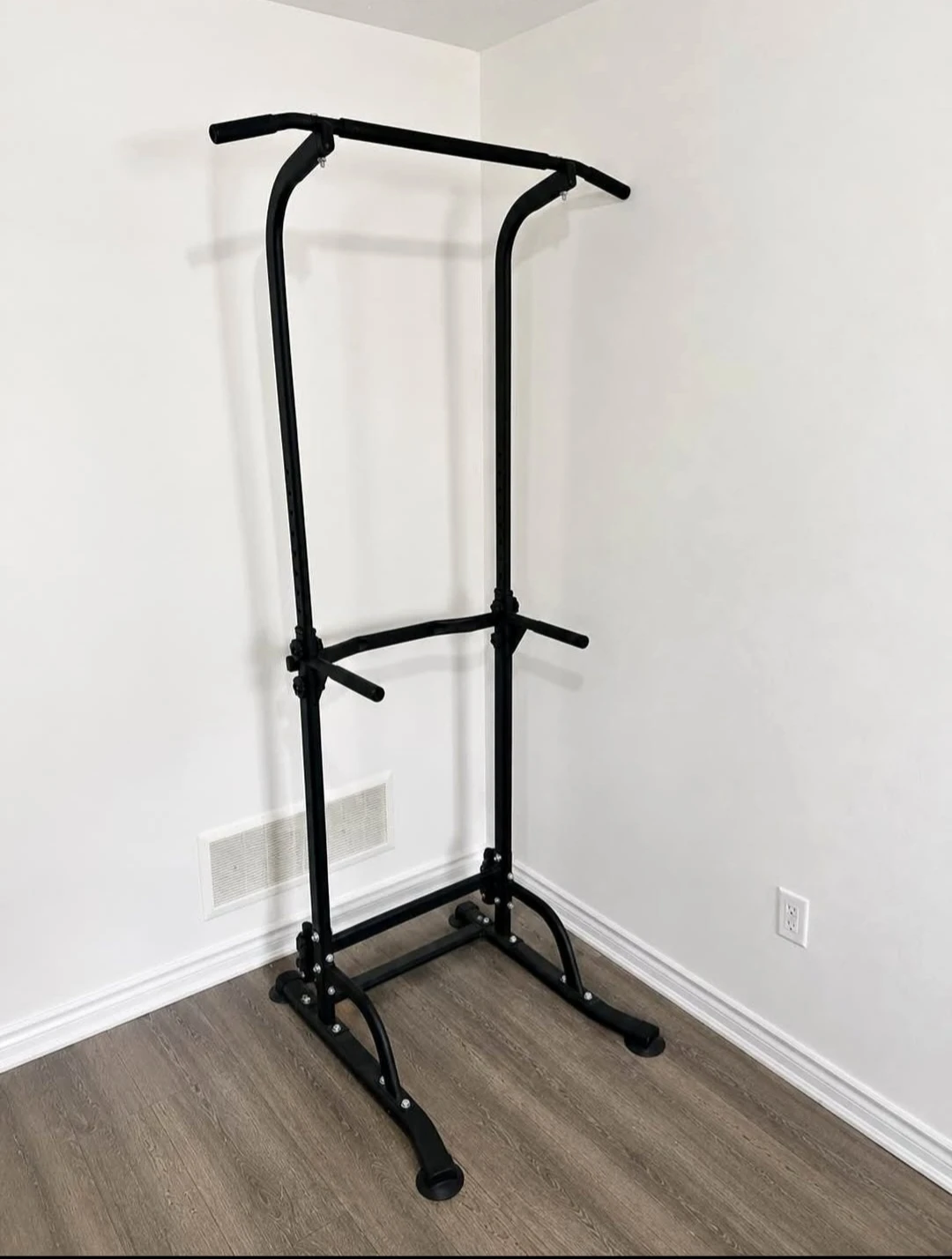 Black Pull-Up Power Tower