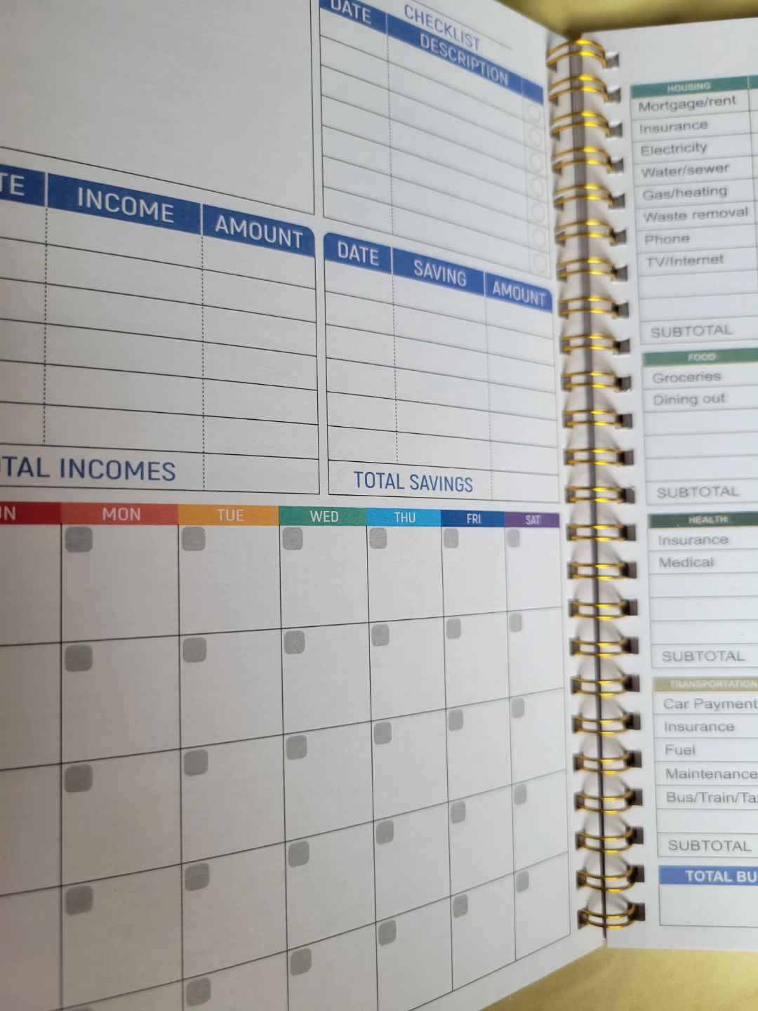 Pink Budget Planner and Debt Tracker Notebook - photo 5