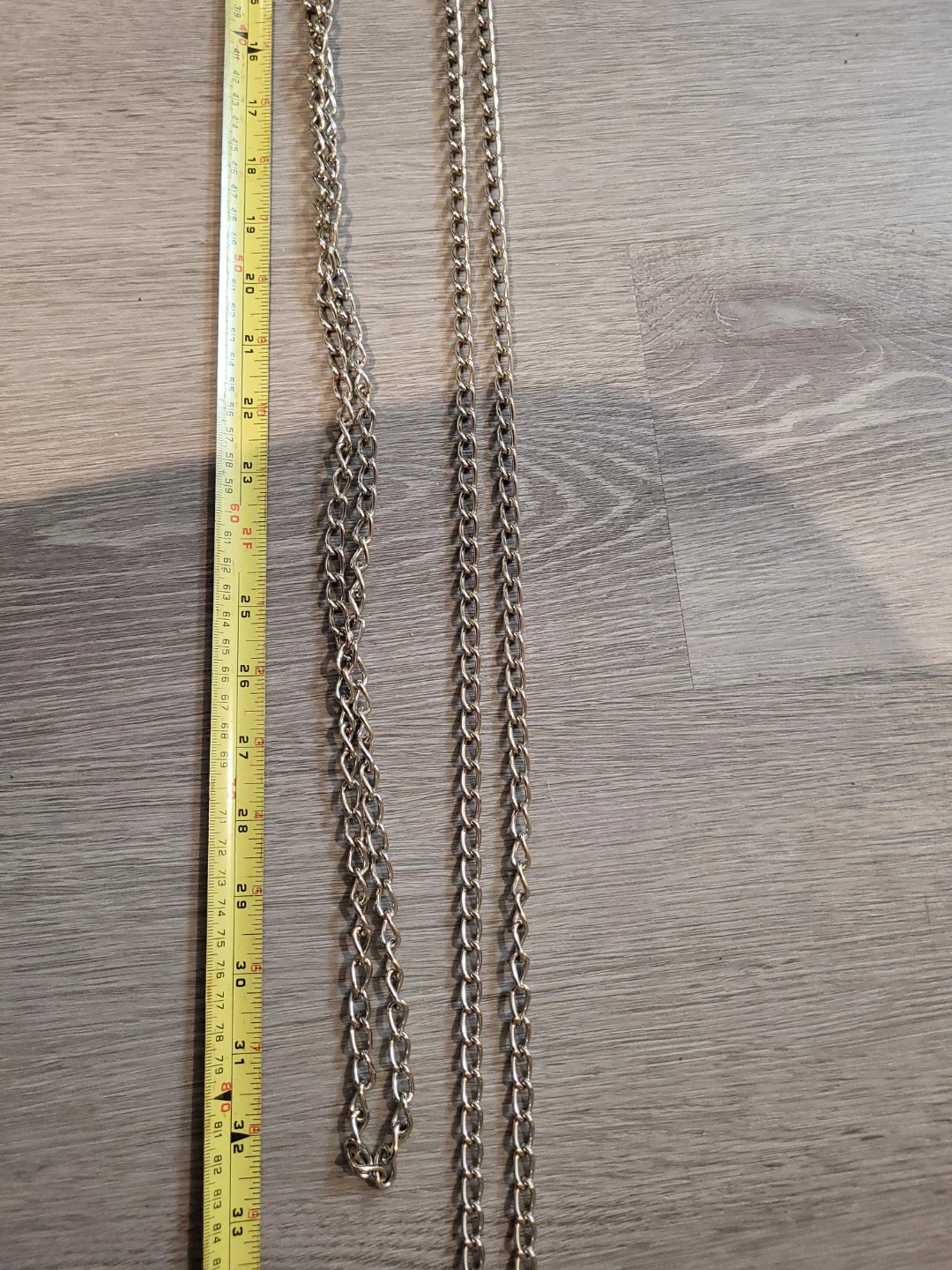 Two Lengths of Metal Chains - photo 2
