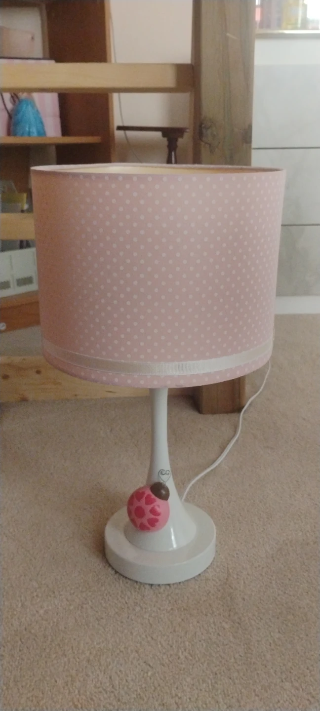 Ladybug Themed Table Lamp