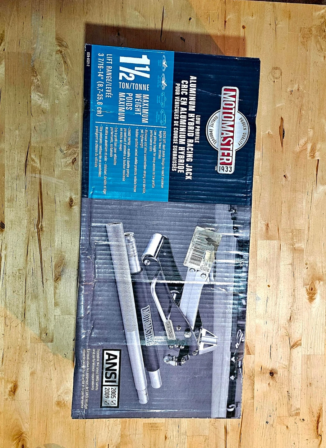 Motomaster 1 1/2 Ton Low Profile Aluminum Hybrid Racing Jack - photo 2