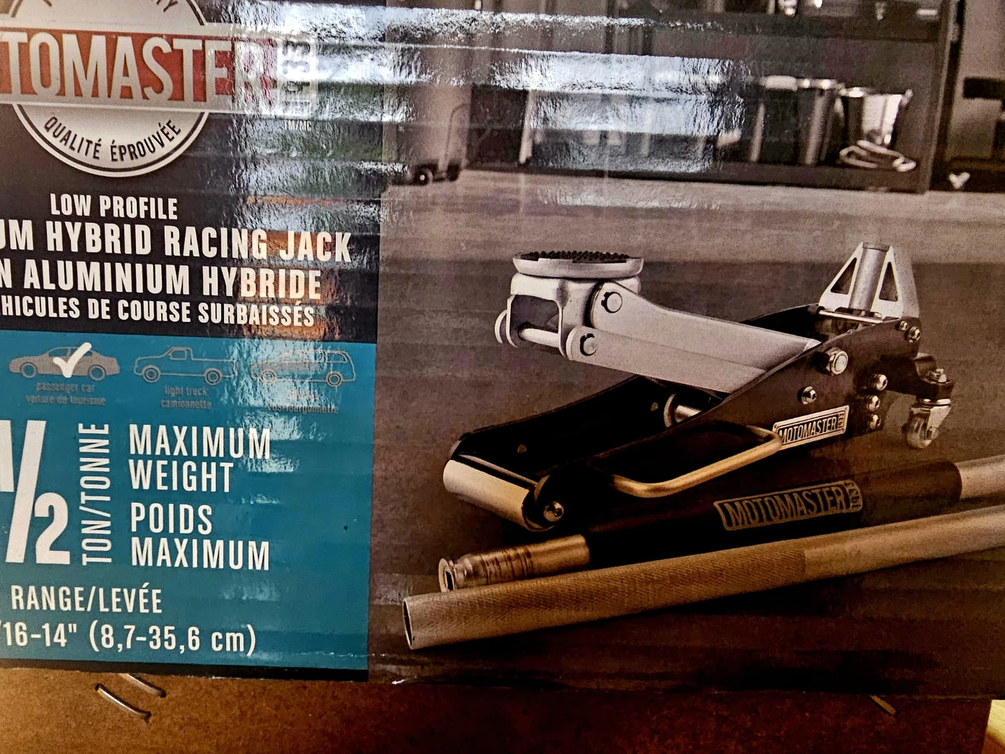 Motomaster 1 1/2 Ton Low Profile Aluminum Hybrid Racing Jack - photo 3