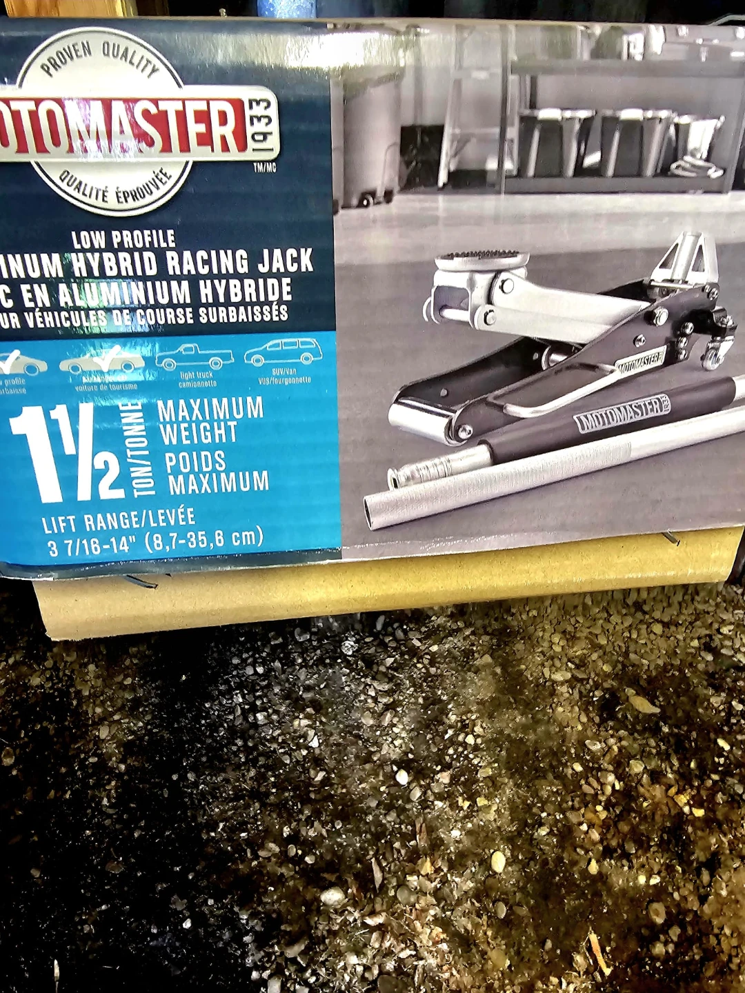 Motomaster 1 1/2 Ton Low Profile Aluminum Hybrid Racing Jack - photo 4