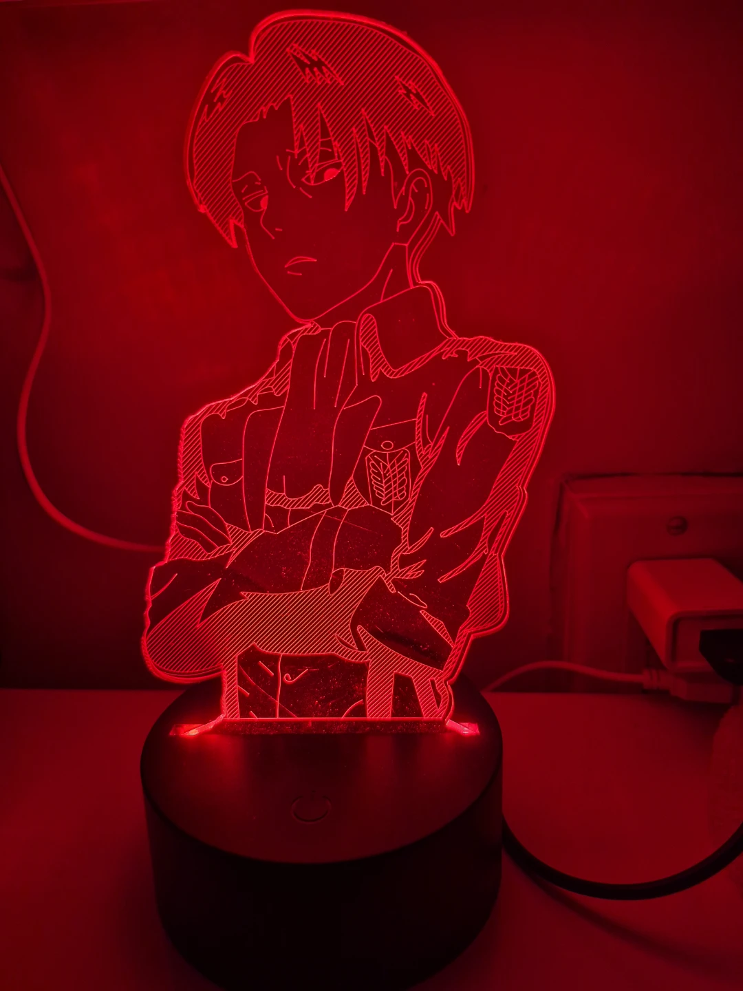 Attack on Titan Levi Ackerman LED Lamp neon style