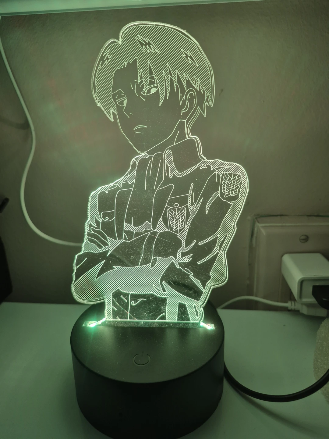 Attack on Titan Levi Ackerman LED Lamp neon style - photo 4