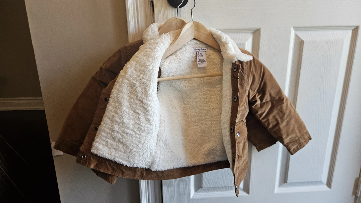 4T Hanna Andersson Corduroy Sherpa Lined Jacket - photo 3